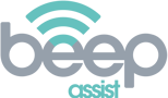 Beep Assist logo on transparent background