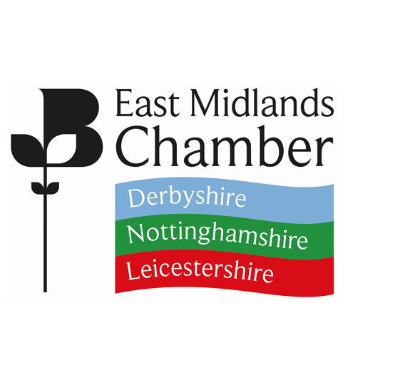 East Midlands Chamber logo on white background